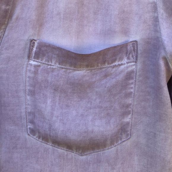 🩷 Anthropologie; Cloth & Stone - Lilac Colored Dress w/Roll-Up Sleeves. Misses M - Picture 4 of 6